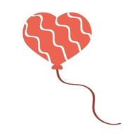 balloon shaped heart vector
