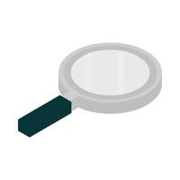 magnifier glass research vector