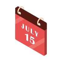 calendar reminder date vector