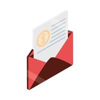 payment envelope voucher vector