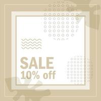 sale new collection trendy chic background for advertising vector