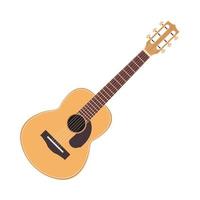 guitarra instrumento musical cuerda clasico vector