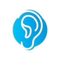 ear Logo Template vector icon