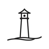 Light House Logo vector Template