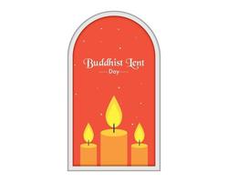 Buddhist Lent Day Simple Paper