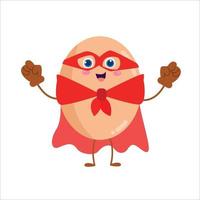 cute egg character vector template design illustration