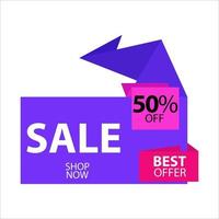 Discount Label Sale Vector Template Design Illustration