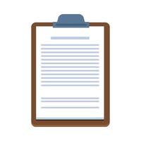 checklist clipboard document isolated icon vector