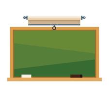 chalkboard school forniture vector