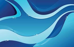 Blue Abstract Fluid Background vector