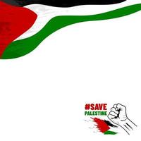 para salvar Palestina vector