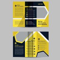 Corporate Business TriFold Brochure vector