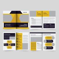 Creative Company Profile Brochure Template vector