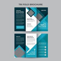 Medical Health Care Brochure Templates vector