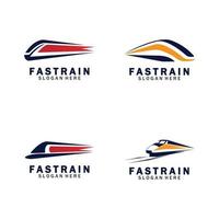 Train logo vector illustration