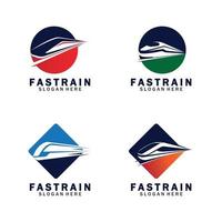 Train logo vector illustration