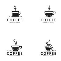 Coffee cup Logo Template vector icon illustration  design