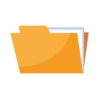 folder file documents isolated icon vector