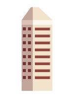 eight story building vector