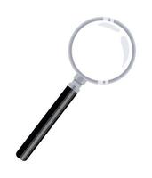 magnifying glass search isolated icon vector