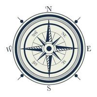 compass nautical gray element icon vector