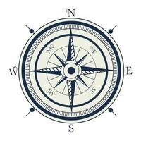 nautical compass vector