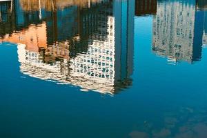 water reflection textured background photo