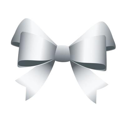 Silver Bow Vector Art, Icons, and Graphics for Free Download