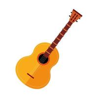 guitar musical instrument isolated icon vector