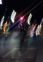 multicolored abstract lights at night photo