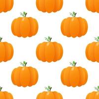 Seamless colorful pumpkins pattern with vegetables gradient flat style design vector