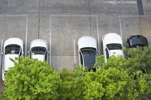 Top view Car park photo