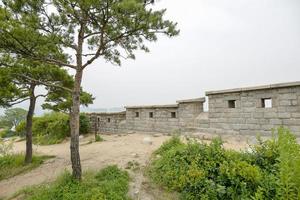 Seoul fortress on naksan mountain photo