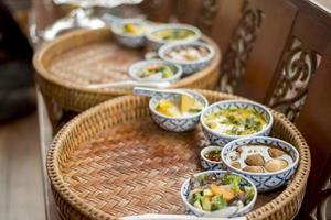 Thai food in wedding ceremony