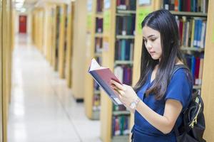 A portrait of an Asian university student on campus photo