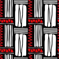 BLACK BACKGROUND WITH WHITE AND RED ELEMENTS vector