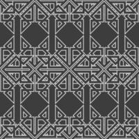 Geometric fabric abstract ethnic pattern vector