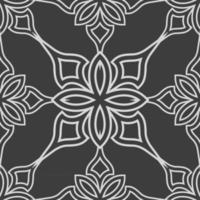Geometric fabric abstract ethnic pattern vector
