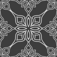 Geometric fabric abstract ethnic pattern vector