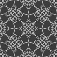 Geometric fabric abstract ethnic pattern vector