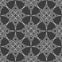 Geometric fabric abstract ethnic pattern vector