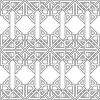 Geometric fabric abstract ethnic pattern vector