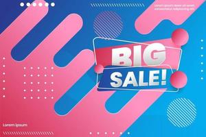 Sale banner template design and Big sale special offer vector