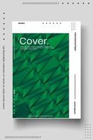 Cover design template set with abstract lines modern different color gradient style on background vector