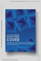 Cover design template set with abstract lines modern different color gradient style on background vector