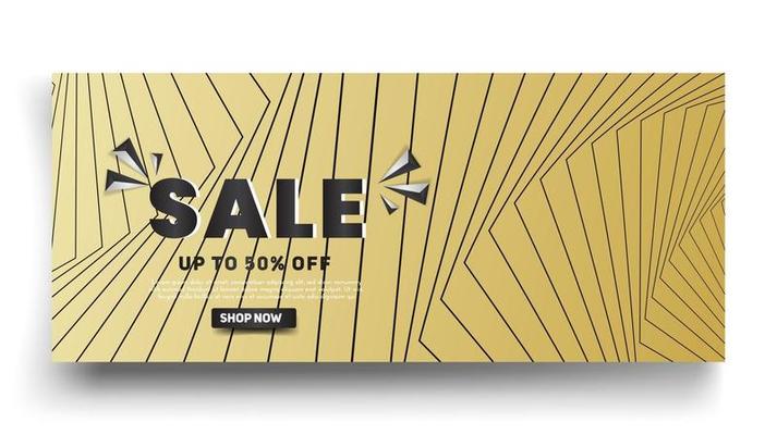 Sale banner template design with Big sale special offer for end of season special offer banner