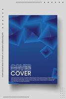 Cover design template set with abstract lines modern different color gradient style on background vector