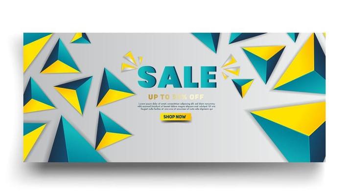 Sale banner template design with Big sale special offer for end of season special offer banner