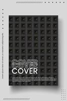 Cover design template set with abstract lines modern different color gradient style on background vector