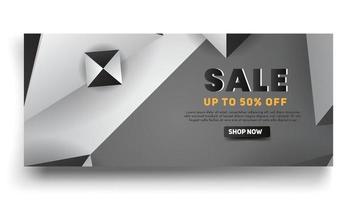 Sale banner template design and Big sale special offer with end of season special offer banner vector